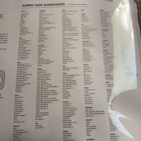 Type S blue silver spring shade jumbo 68 x 32 NIB - Picture 4 of 4